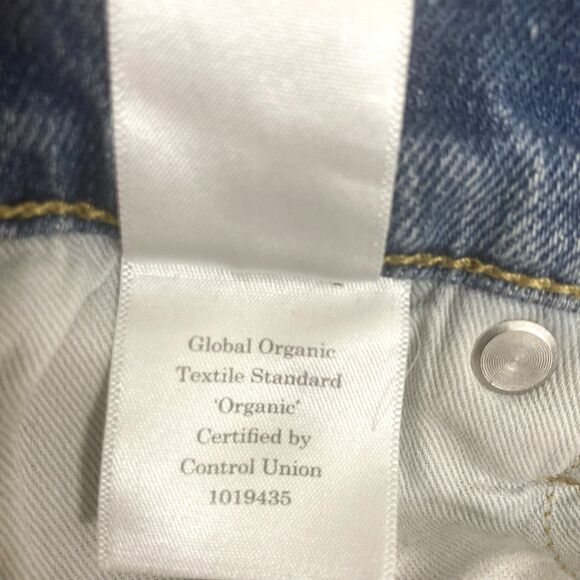 Everlane Original Cheeky Jean 29 Crop Organic Cotton High Rise Vintage Wash - Picture 15 of 15